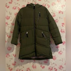 Hollister Dark Green Puffer Jacket